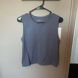 Abercrombie & Fitch Gray Blue Soft Collection Tank Top